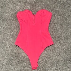 superdown Vibrant Pink Bodysuit
